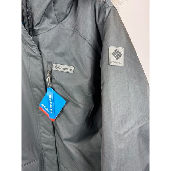 Columbia Women's Jacket Plus Size 1X Suttle Mountain Insulated Coat Black NWT - Picture 6 of 8